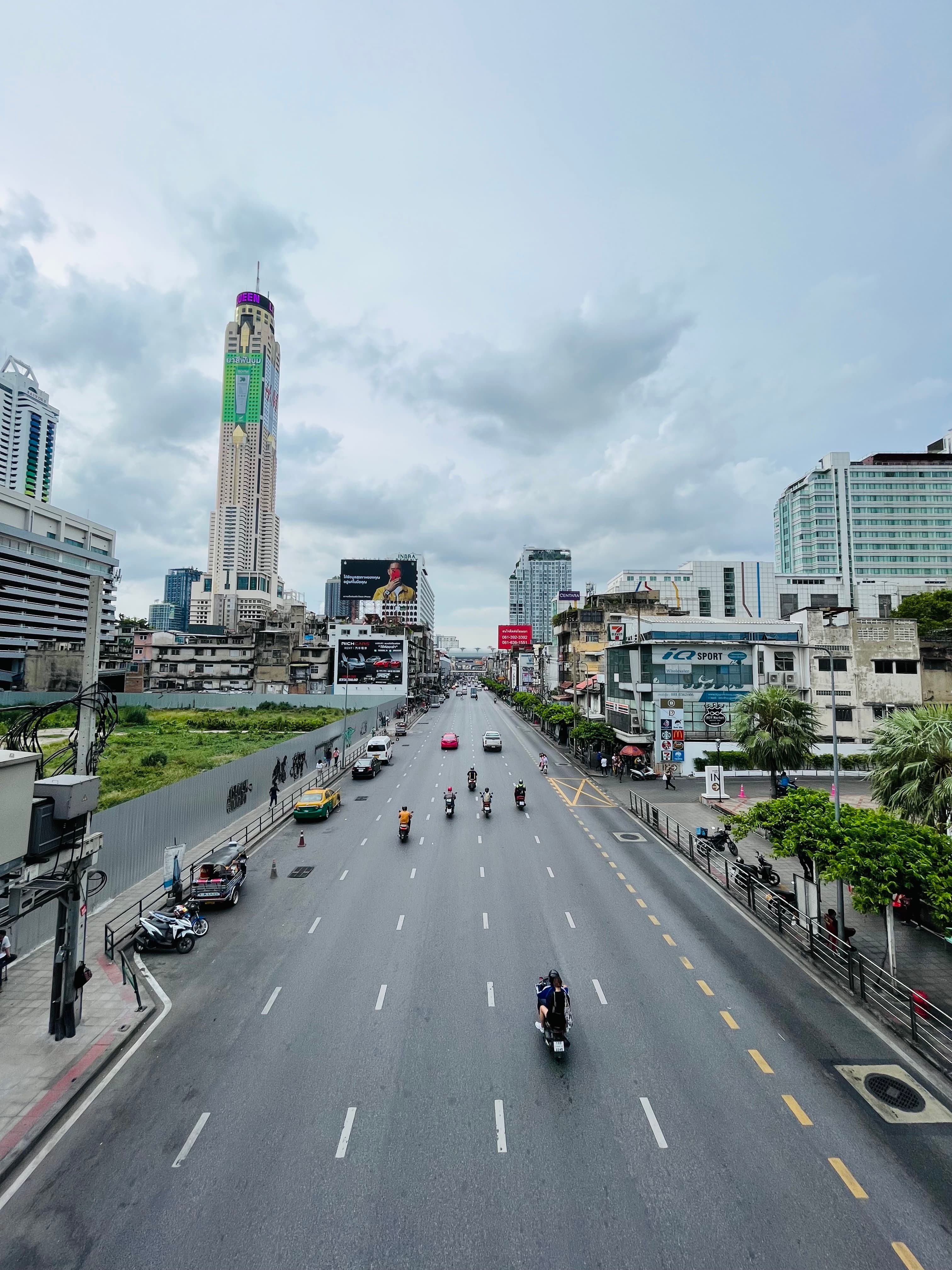 Bangkok from a skybridge