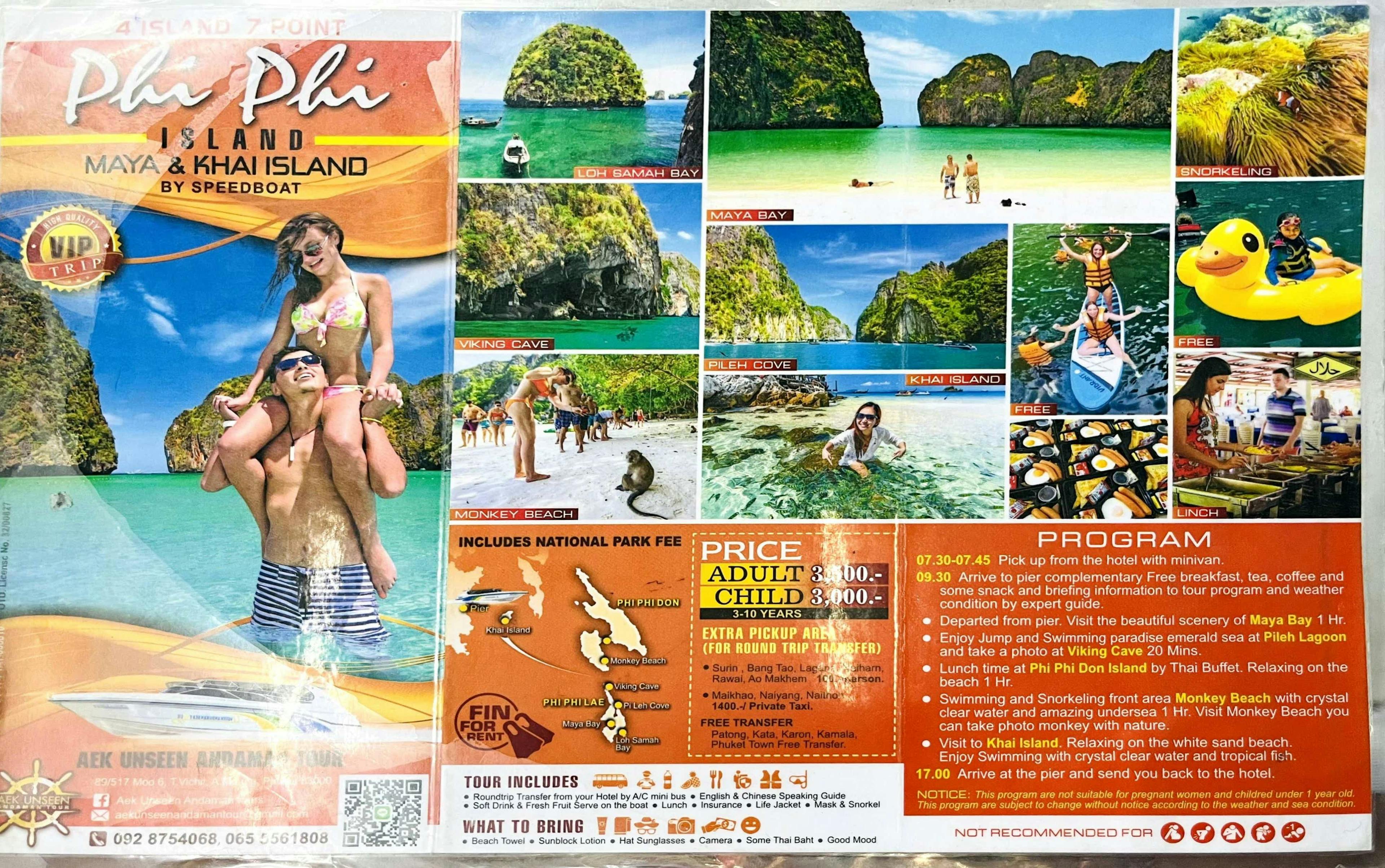 Phi Phi Island Tour Brochure