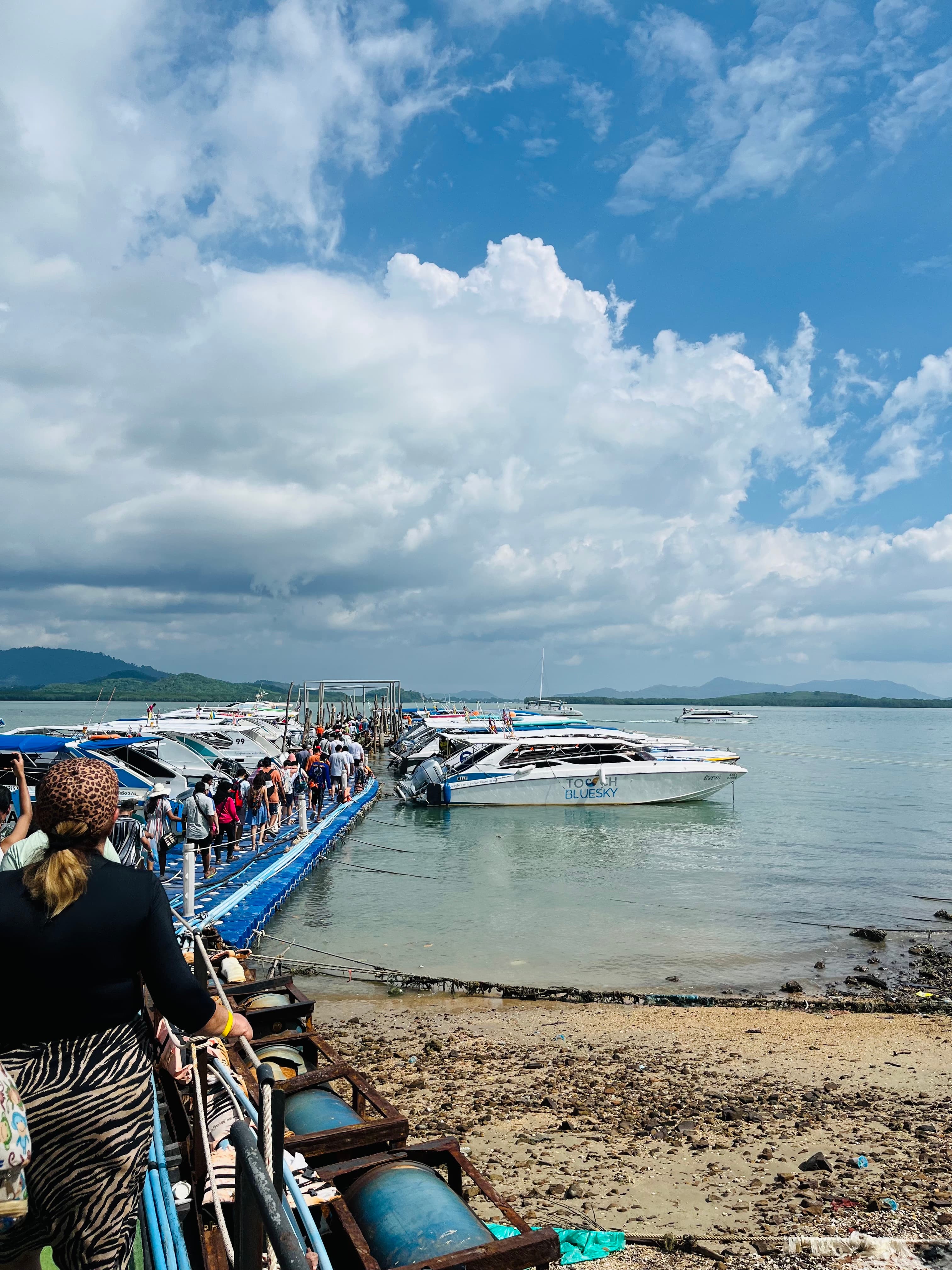 The boat boarding point