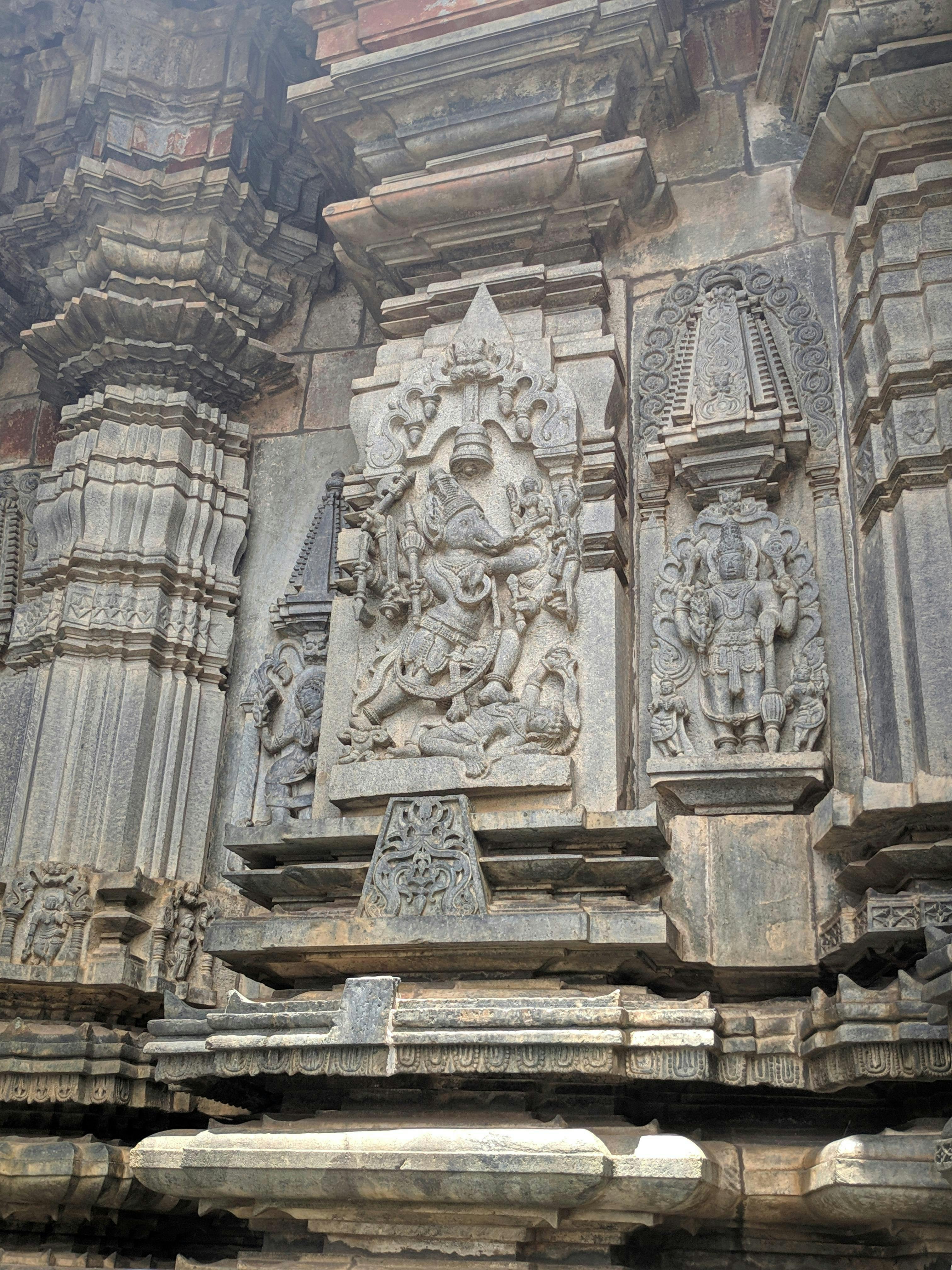Carvings on walls